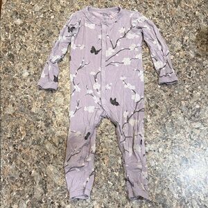 Kyte Baby Cherry Blossom Snap Romper 12-18 and 6-12 months